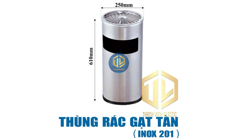 Thùng rác inox cao cấp