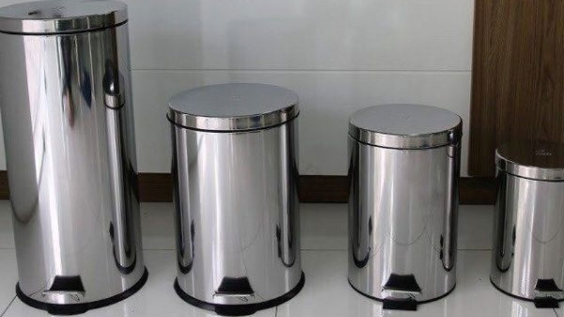 Thùng rác inox