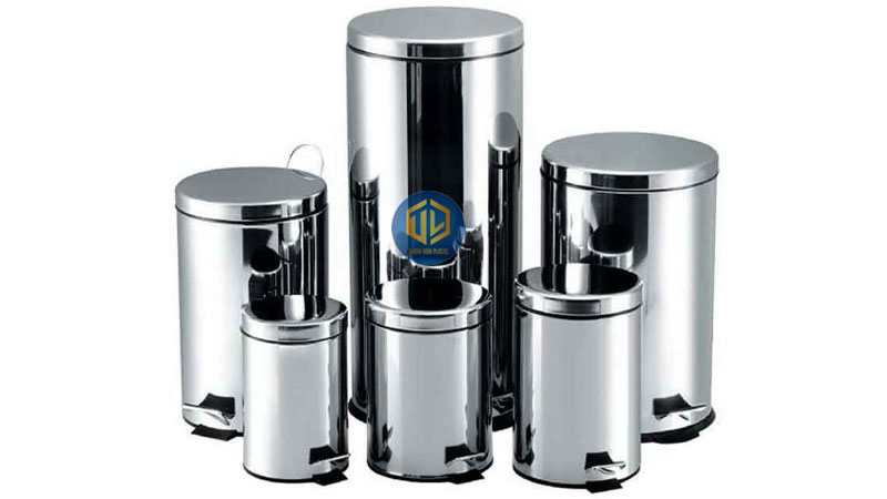 Các loại thùng rác inox đạp chân phổ biến