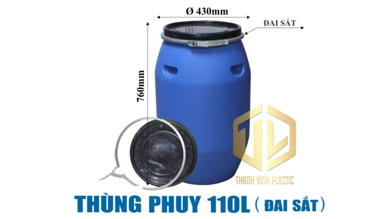 Thùng phuy nhựa