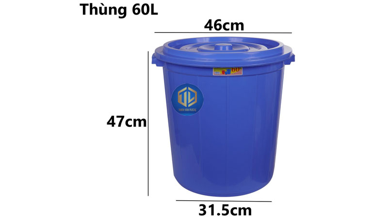Thùng đựng nước 60 lít