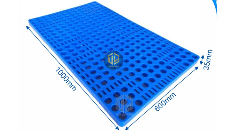 Pallet nhựa 1000 x 600 x 35 mm