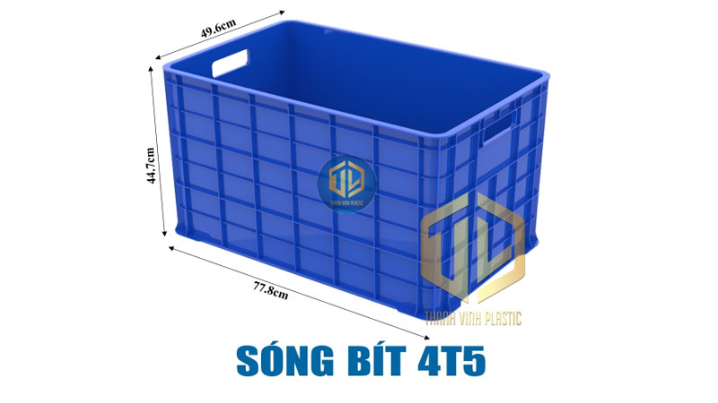Sóng nhựa bít 5 bánh xe