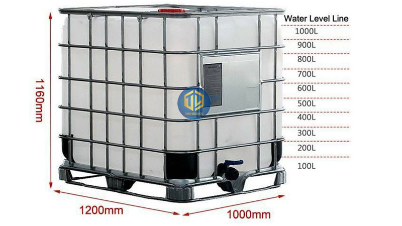 Kích thước và thông số tank nhựa 1000 lít