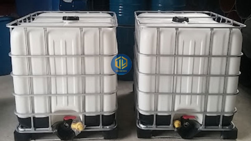 Tank nhựa 1000 lít được sử dụng để lưu trữ, cấp phát và vận chuyển nhiều loại chất lỏng