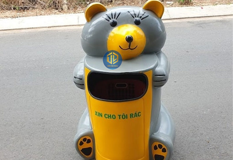 Thùng rác hình chuột túi